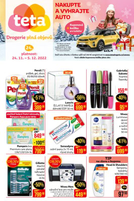 aktuální leták Teta drogerie 24.11.2022-5.12.2022