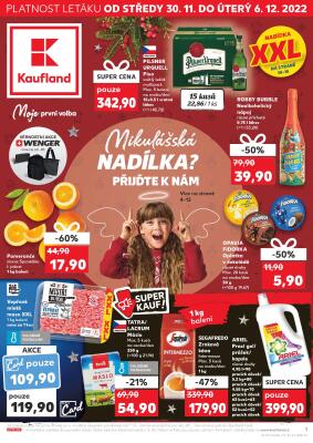 aktuální leták Kaufland 30.11.2022-6.12.2022