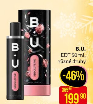 B.U. EDT - Teta drogerie aktualniletaky.eu
