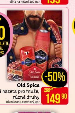 Old Spice vánoční kazeta pro muže - Teta drogerie aktualniletaky.eu
