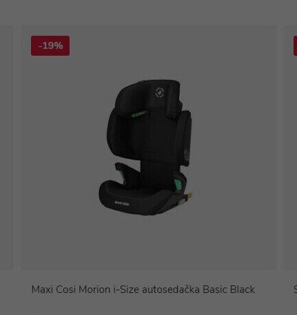 Maxi Cosi Morion i-Size autosedačka Basic Black