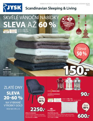 aktuální leták Jysk 23.11.2022-26.12.2022