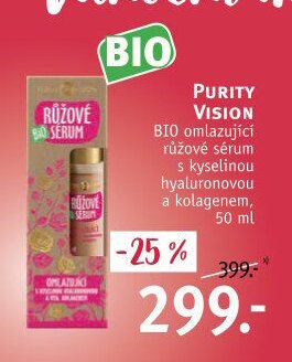 PURITY VISION BIO omlazující růžové sérum - ROSSMANN drogerie aktualniletaky.eu