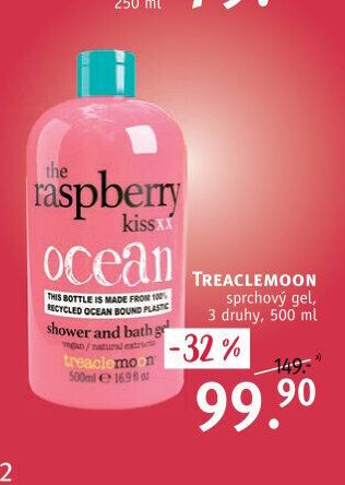 TREACLEMOON sprchový gel - ROSSMANN drogerie aktualniletaky.eu