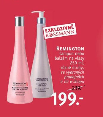 REMINGTON šampon nebo balzám na vlasy - ROSSMANN drogerie aktualniletaky.eu