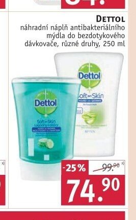 Dettol náhradní náplň antibakteriálního mýdla - ROSSMANN drogerie aktualniletaky.eu