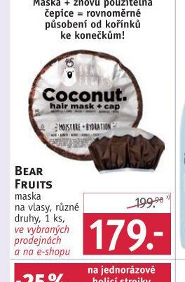 BEAR FRUITS maska na vlasy - ROSSMANN drogerie aktualniletaky.eu