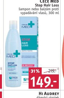 CECE MED Stop Hair Loss šampon nebo balzám - ROSSMANN drogerie aktualniletaky.eu
