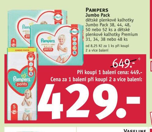Pampers Jumbo Pack - ROSSMANN drogerie aktualniletaky.eu
