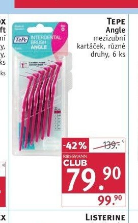 TePe Angle mezizubní kartáček, různé druhy, 6 ks - ROSSMANN drogerie aktualniletaky.eu