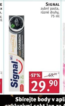 Signal zubní pasta, různé druhy, 75 ml - ROSSMANN drogerie aktualniletaky.eu