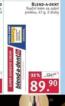 Blend-a-dent fixační krém na zubní protézu, 47 g, 2 druhy - ROSSMANN drogerie aktualniletaky.eu