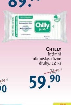 CHILLY intimní ubrousky - ROSSMANN drogerie aktualniletaky.eu