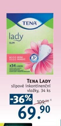 TENA LADY slipové inkontinenční vložky - ROSSMANN drogerie aktualniletaky.eu
