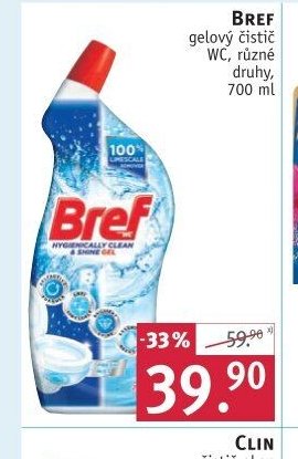 BREF gelový čistič WC