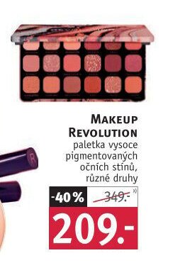 Makeup Revolution paletka - ROSSMANN drogerie aktualniletaky.eu