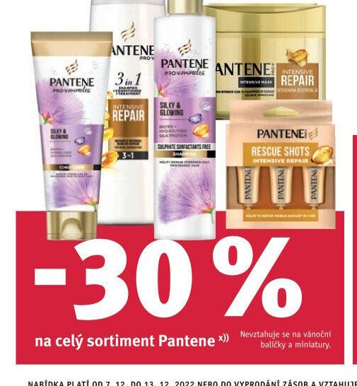 Pantene sortiment - ROSSMANN drogerie aktualniletaky.eu