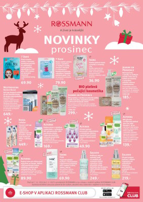 aktuální leták ROSSMANN drogerie 7.12.2022-3.1.2023