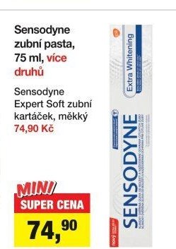Sensodyne zubní pasta, 75 ml, více druhů; Sensodyne Expert Soft zubní kartáček, měkký 74,90 Kč