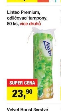 Linteo Premium odličovací tampony, 80 ks