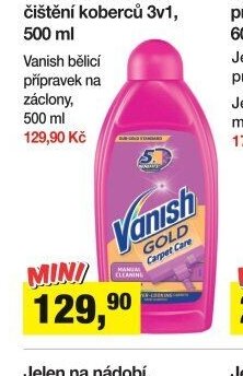 Vanish ruční/strojní čištění koberců 3v1, 500 ml