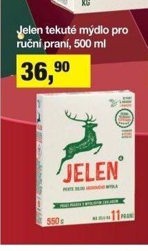 Jelen tekuté mýdlo pro ruční praní, 500 ml