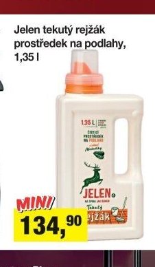 Jelen tekutý rejžák prostředek na podlahy, 1,35 l