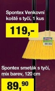 Spontex Venkovní koště s tyčí, 1 kus