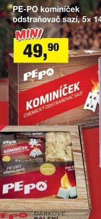 PE-PO kominíček odstraňovač sazí, 5x 14 g