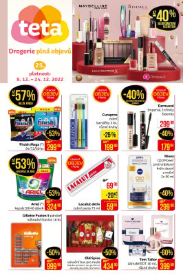 aktuální leták Teta drogerie 8.12.2022-24.12.2022