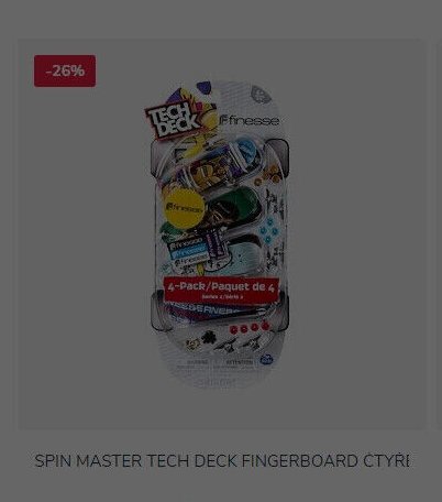 SPIN MASTER TECH DECK FINGERBOARD ČTYŘI