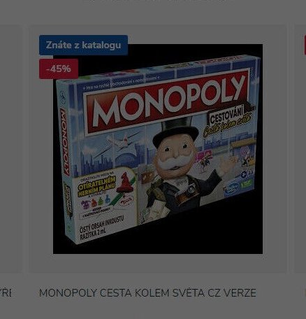 MONOPOLY CESTA KOLEM SVĚTA CZ VERZE
