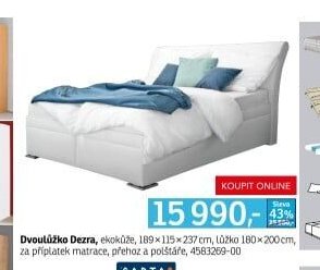 Dvoulůžko Dezra