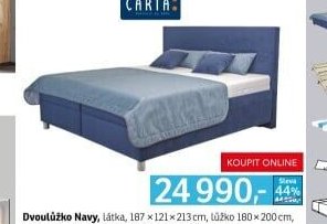 Dvoulůžko Navy