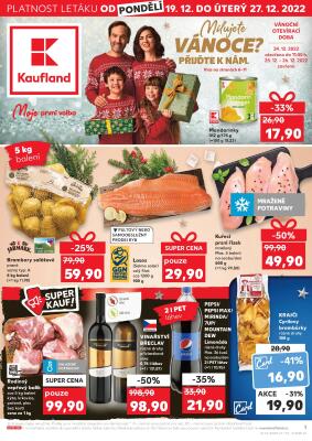 aktuální leták Kaufland 19.12.2022-27.12.2022