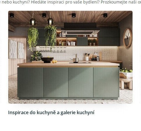 Inspirace do kuchyně a galerie kuchyní