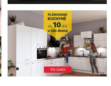 PLÁNOVANÁ KUCHYNĚ do 10 dní u vás doma