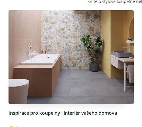 Inspirace pro koupelny a interiér vašeho domova