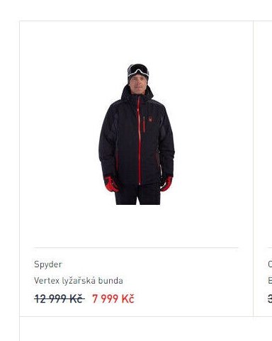 Spyder Vertex lyžařská bunda