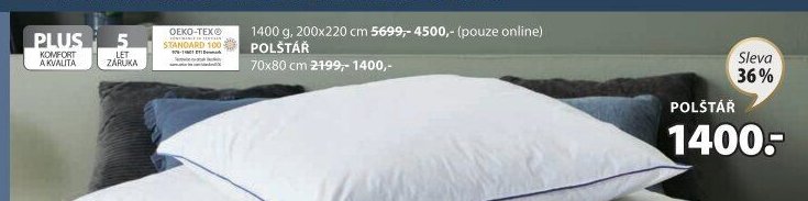 PLUS polštář