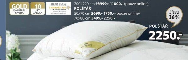 GOLD polštář