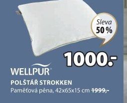 WELLPUR POLŠTÁŘ STROKKEN