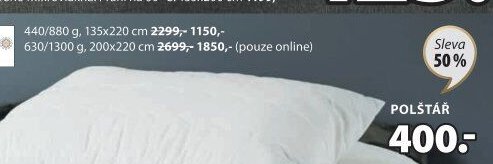 Polštář (uprostřed)