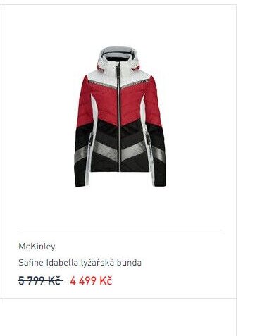 McKinley Safine Idabella lyžařská bunda