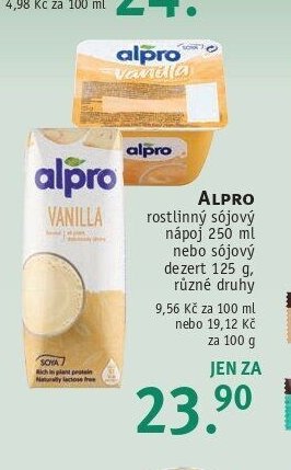 Alpro rostlinný nápoj Vanilla