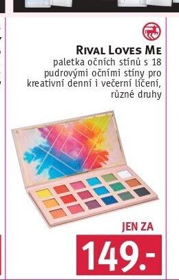 Rival Loves Me paletka očních stínů