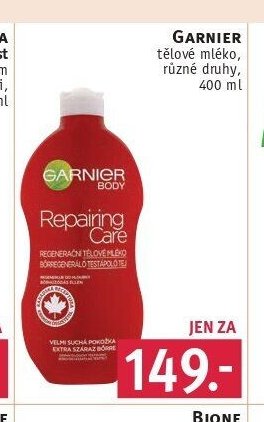GARNIER tělové mléko