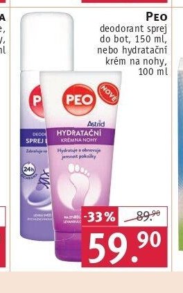 PEO deodorant sprej