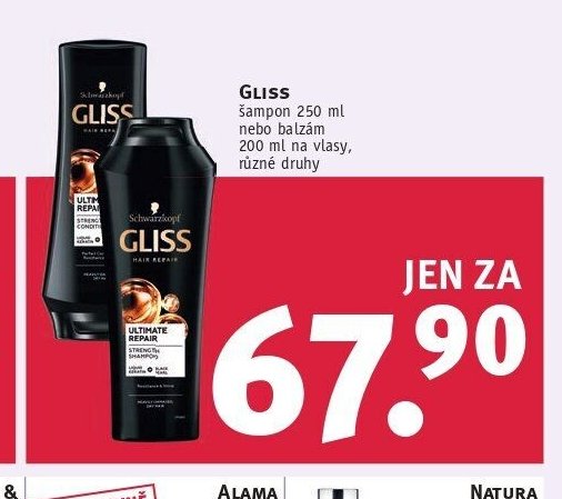 Gliss šampon nebo balzám na vlasy