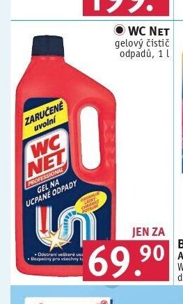 WC Net gelový čistič odpadů